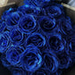 Glitter Rose Bouquet Heads – 7cm Artificial Flowers (10 Pack)