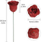 Glitter Rose Bouquet Heads – 7cm Artificial Flowers (10 Pack)