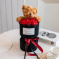 Rose Bouquet with Bear – Artificial Flower Gift