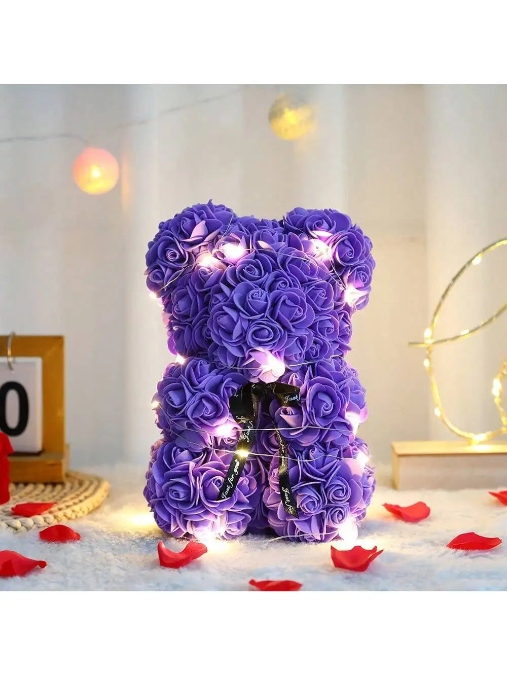 Rose Teddy Bear Flower Gift for Her