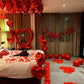 Red Valentine’s Balloon & Petal Decoration Set