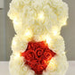 Rose Teddy Bear Flower Gift for Her