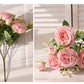 30cm Rose Pink Peony Silk Bouquet