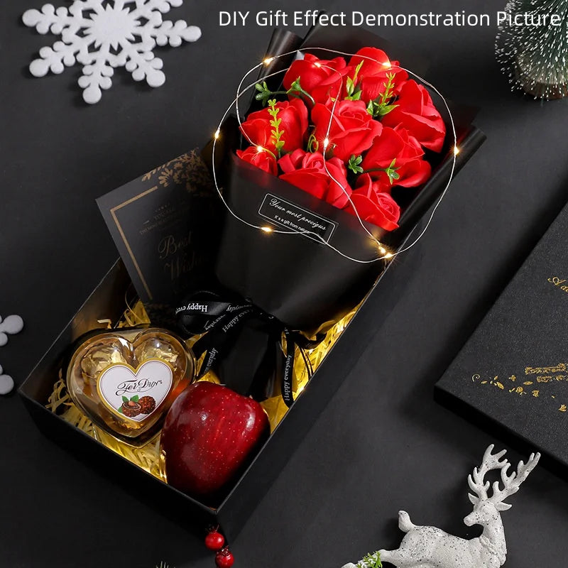 9-Head Soap Rose Bouquet Gift Arrangement