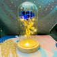 Eternal Rose LED Glass Dome – 24K Gold Foil Flower